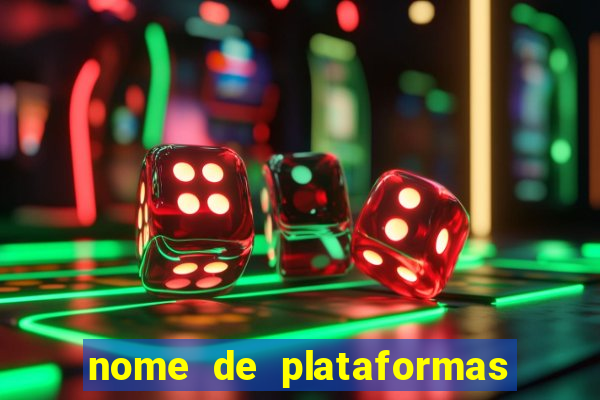 nome de plataformas de jogos